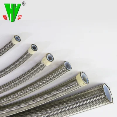 Stainless Steel Braided High Pressure Shower Hose Replacement PTFE Hydraulic Hose